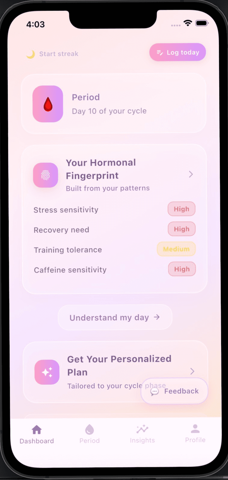 HormonePrint Dashboard